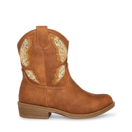 Brown Steve Madden Jhayward Kids' Ankle Boots | PH 6510WZF